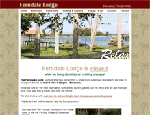 Tablet Screenshot of ferndalelodge.com